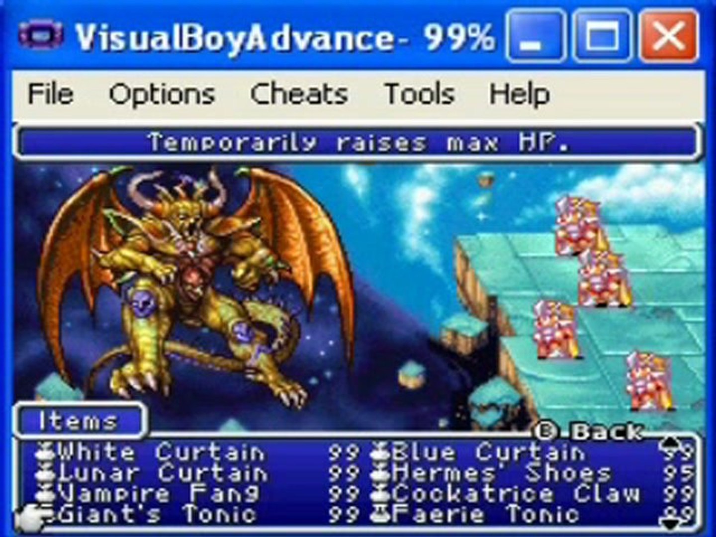 Ff1 Dos Gba Final Boss Vs Chaos Video Dailymotion