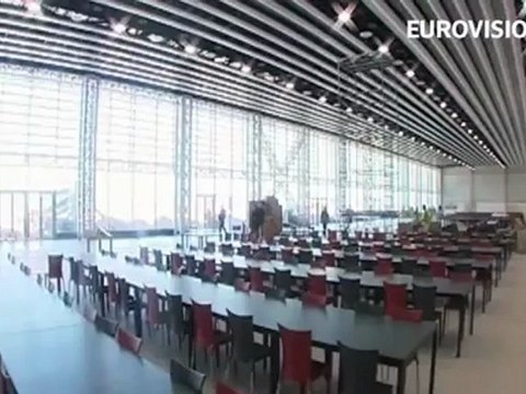A look at the Press Centre at the Eurovision Eurovision - Baku 2012