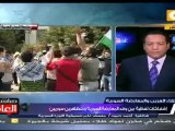 إشتباكات حادة بين وفد المعارضة ومتظاهرين سوريين