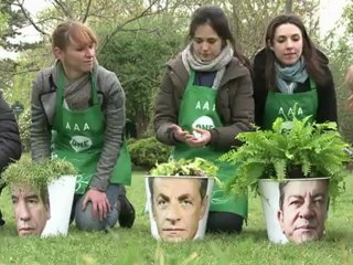 Les candidats à la présidentielle en pot