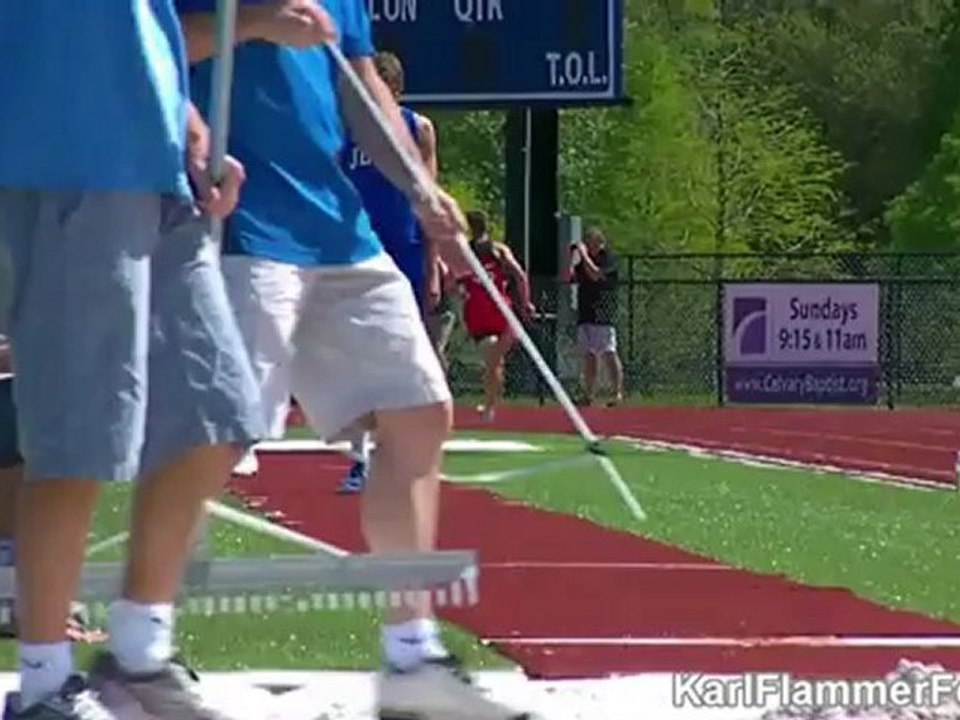 Karl Flammer Ford track meet: long jump