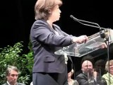 GRAND MEETING DE SOUTIEN A FRANCOIS HOLLANDE AVEC MARTINE AUBRY - GRENOBLE