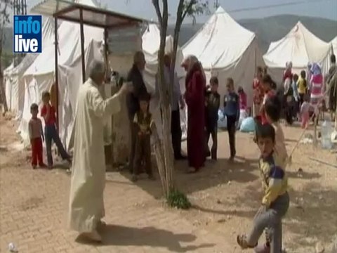 Fuerzas sirias bombardean refugiados en Turquía