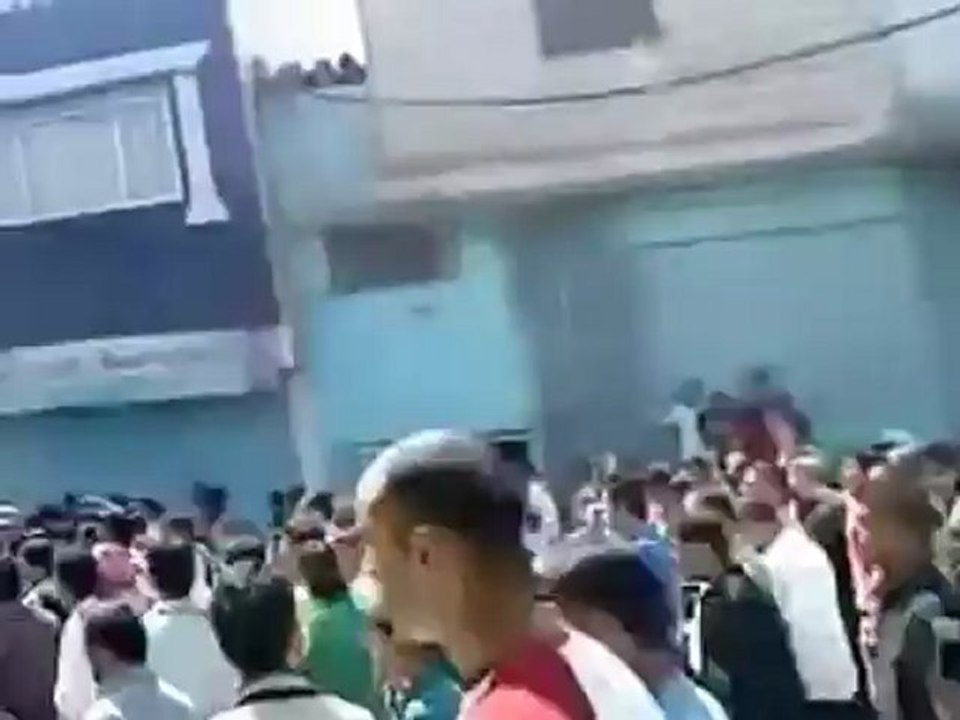 فري برس كفر شمس مظاهرة نصرة للمدن المحاصرة 10 4 2012