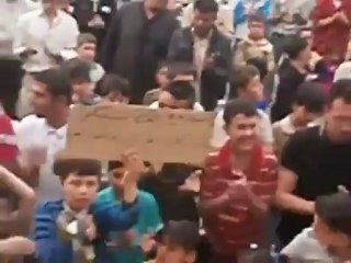 فري برس ادلب تلمنس مظاهرة تهتف باسقاط النظام 9 4 2012