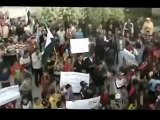 فري برس ادلب  جبل الزاوية مظاهرة نصرة للمدن المنكوبة 9 4 2012