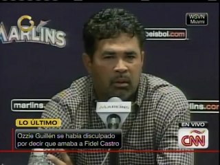 Ozzie Guillén pidió perdón “con el corazón en la mano y de rodillas”