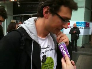 Apéro devant Publicis pour fêter le bonus de Lévy — avec Manuel Domergue