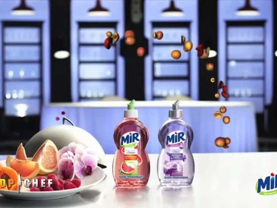 Publicité Mir Vaisselle Top Chef