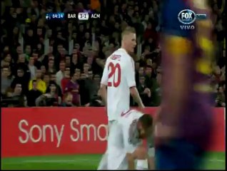 Timing de Busquets ('64) - Barcelona vs Milan - Champions League 2011/2012