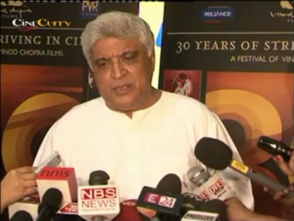 Javed Akhtar & Imtiaz Ali at Vidhu Vinod Chopra Film Festival