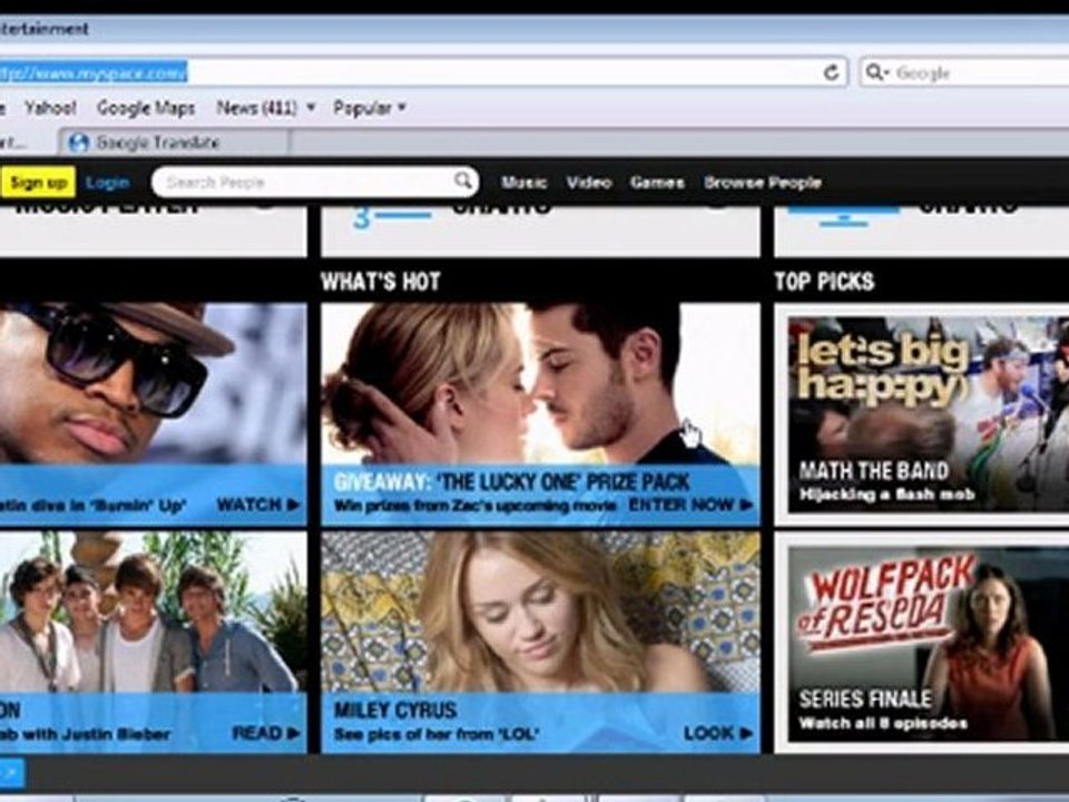 Cómo escuchar la música en línea libre en myspace