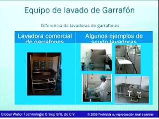 Planta de agua. Purificadora del agua