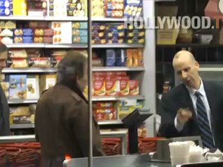 Jackie Mason spotted at Morton Williams