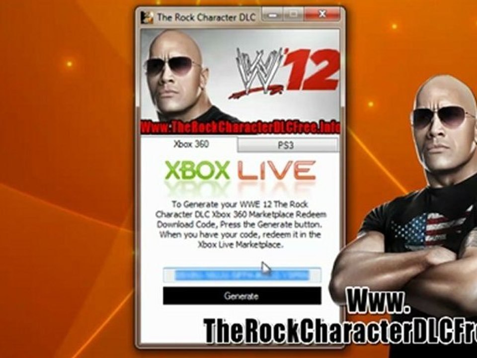 How to Get WWE 12 The Rock Character DLC Code Free!!
