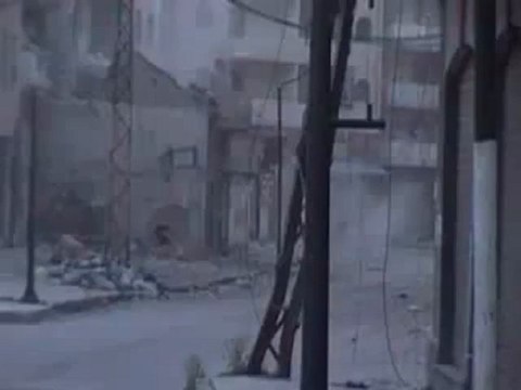 فري برس حمص جورة الشياح قصف حي بتشيلكا على المنازل 10 4 2102