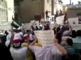 فري برس دمشق مظاهرة حي الميدان الدمشقي نصرة لحمص و إدلب 10 4 2012