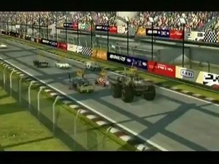 Motor race suspended in mid-air !