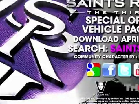 Saints Row: The Third's - Special Ops Vehicle Pack
