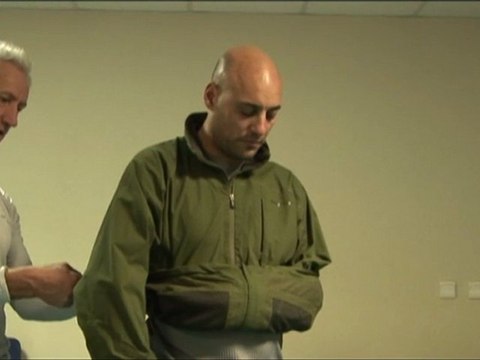 Immobilisation du bras, méthode cauchy