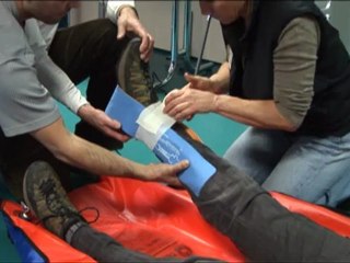 Immobilisation de la cheville