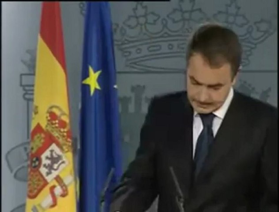 Comparecencia de Zapatero