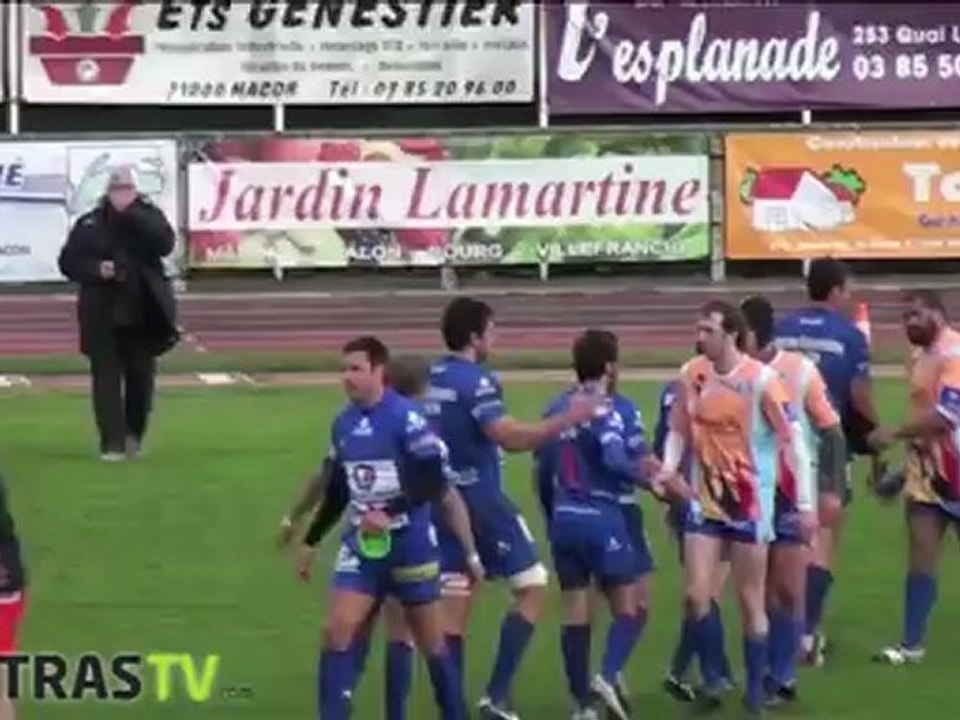 Rugby : Macon - RC Strasbourg (fédérale 1 : 2011-2012)