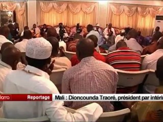Mali, Dioncounda Traoré, président par intérim