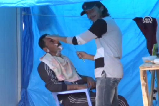 AA, Kilis'teki konteyner kentte