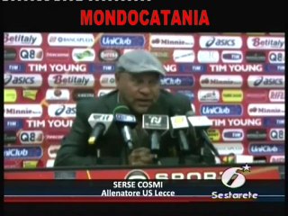Cosmi : "il Catania è una Realtà, non una Sopresa" ***11 aprile 2012***