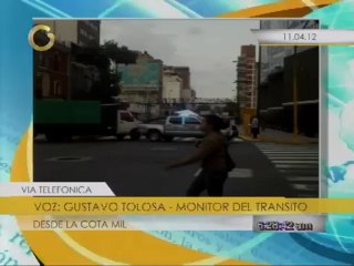 Reporte del tráfico desde la Cota Mil