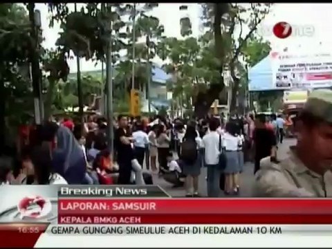 Sismo de 8,7 frente a costa de Sumatra en Indonesia, alerta de tsunami