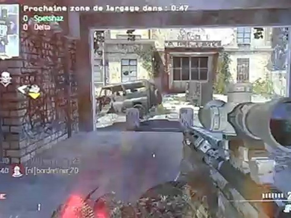 MW3 / Couteau de lancer HITMARKER sur Fallen !