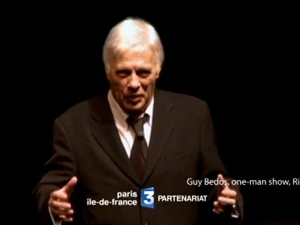 Spectacle d'adieu de Guy Bedos: Rideau ! au théâtre du Rond Point