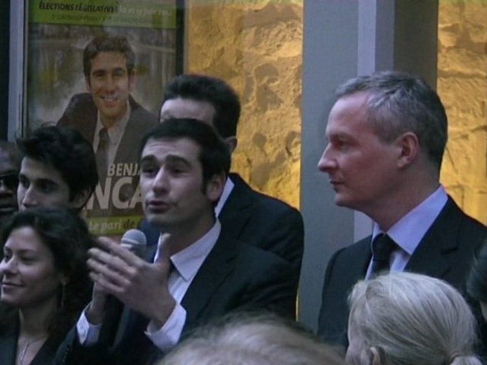 Inauguration de permanence : discours de Benjamin Lancar