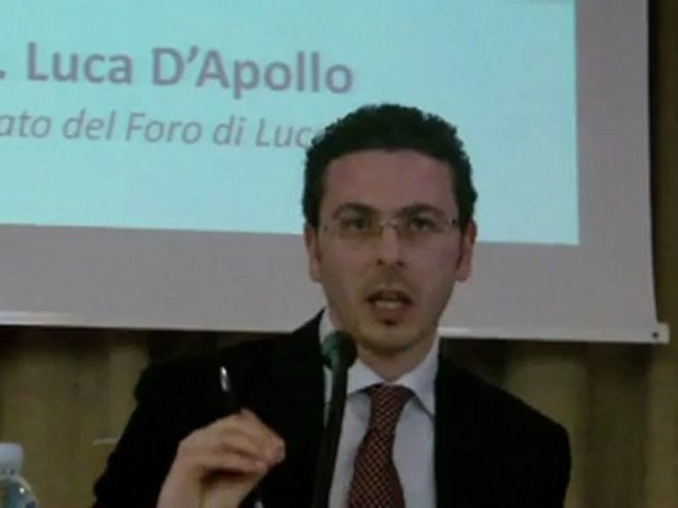 2.1  Avv. Luca D'Apollo - relazione