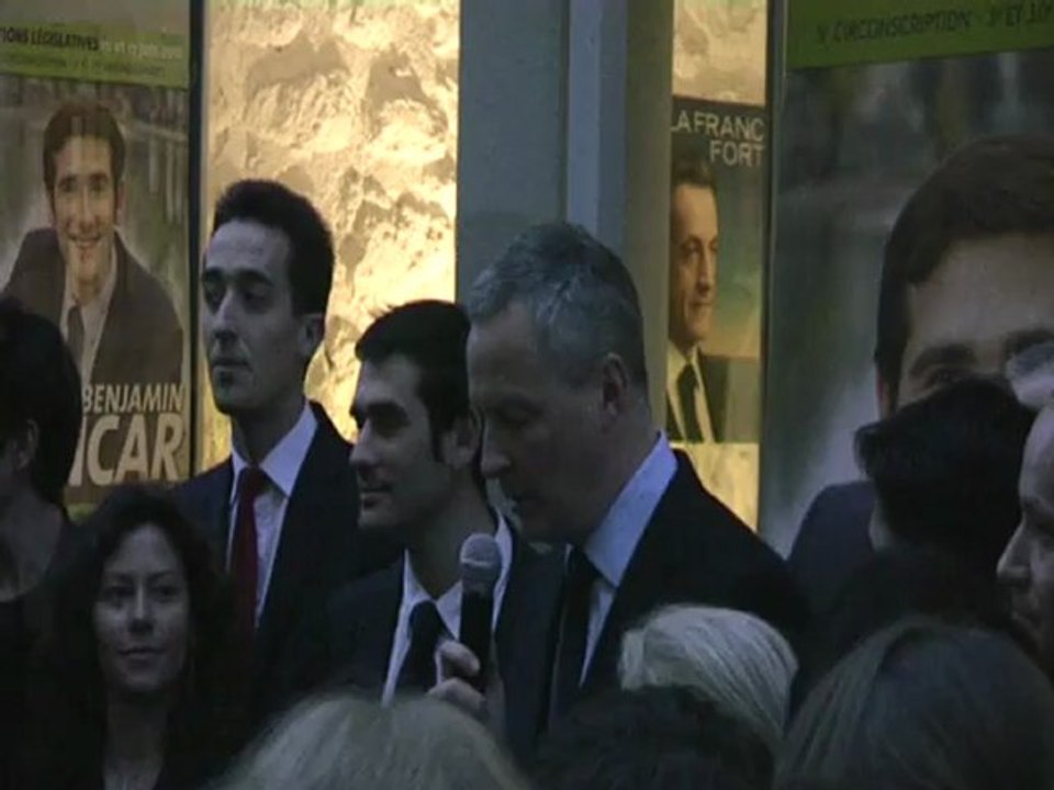 Inauguration de permanence : discours de Bruno Le Maire