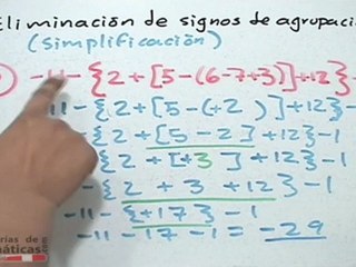 Eliminación de Signos de agrupación - HD