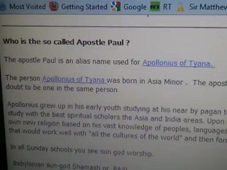 Apollonius Known As Paul In The Bible