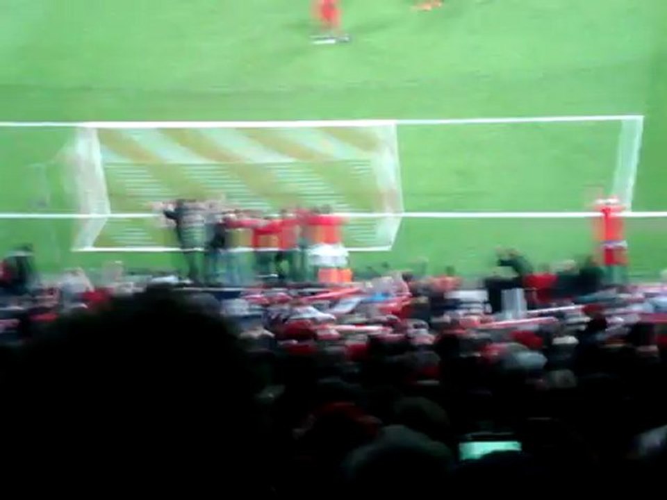 Mannschaft nach dem Spiel FC Bayern gegen Real Madrid 17.04.2012