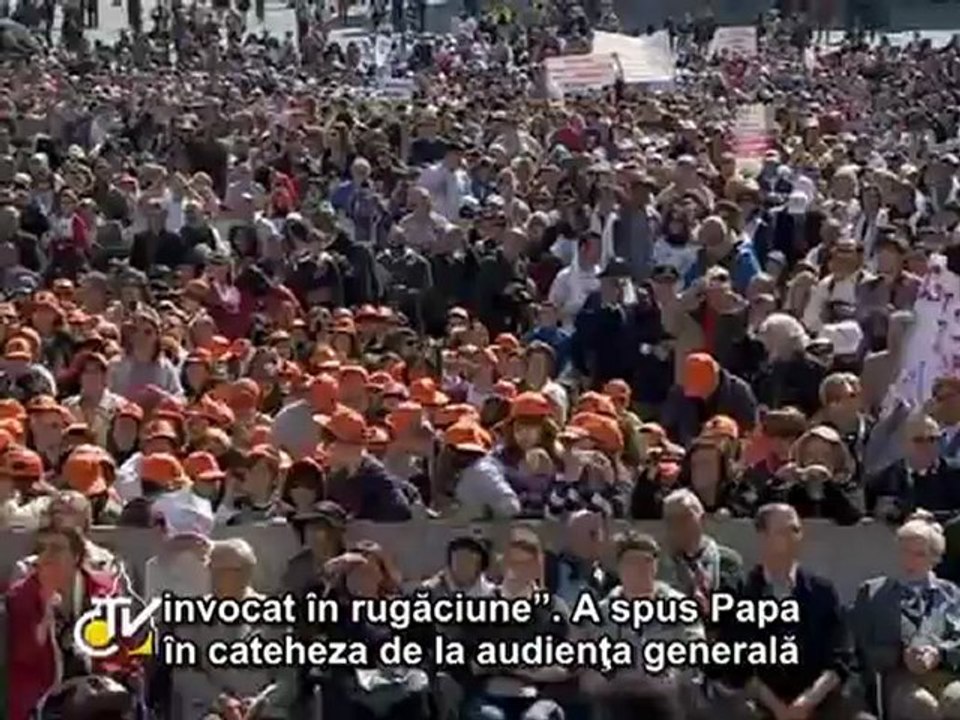 Benedict al XVI-lea: Cu rugăciunea iluminăm viaţa noastră