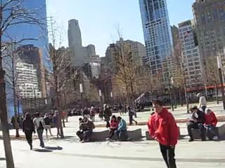 Les fontaines de Ground 0 + les travaux des nouveaux building