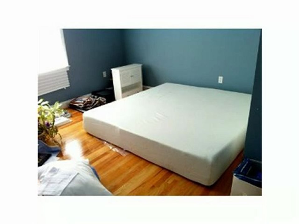 King 12" w/5" 5LB Density Viscoelastic Memory Foam Mattress