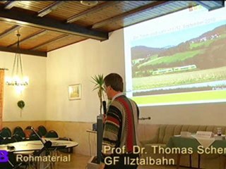 Vortrag in Hollenstein: Dr. Thomas Schempf  "Die neue Ilztalbahn  Teil2"