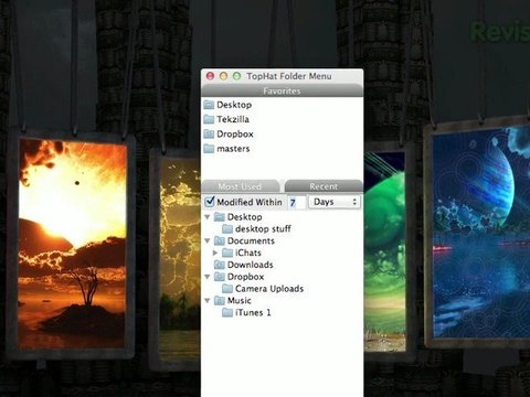 Add Most Used Folders to OS X Menu Bar - Tekzilla Daily Tip