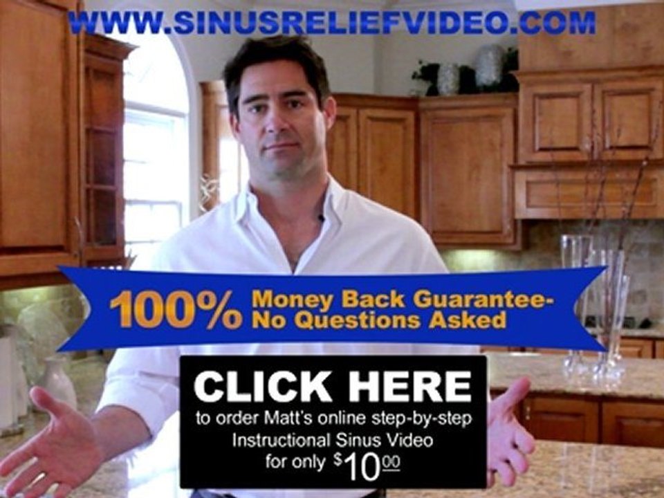 All Natural Sinus Relief Video