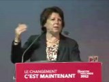 Le discours de Martine Aubry au meeting de Limoges