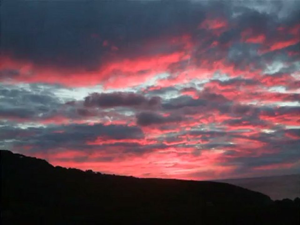 sunset at inspiration point Raglan NZ