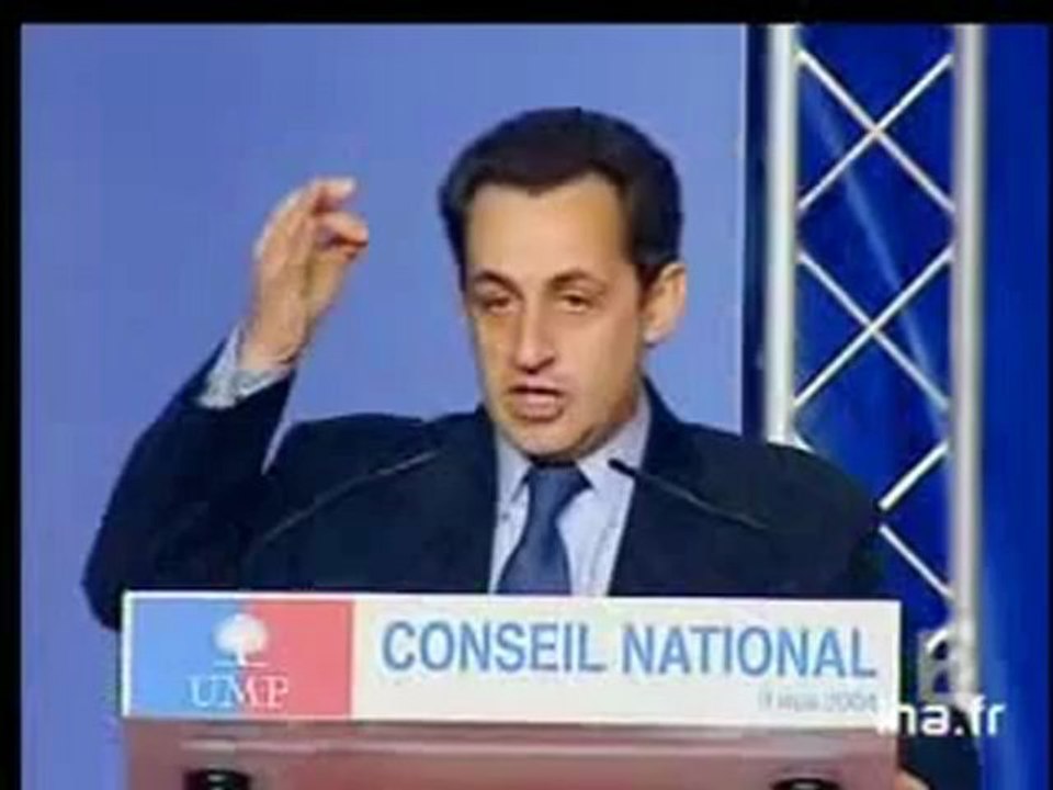 Nicolas Sarkozy et l'Europe - 09 mai 2004