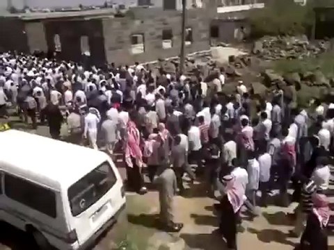 فري برس درعا إنخل رغم الاقتحام للمدينة مظاهرة نصرة للمدن المحاصرة 11 4 2012